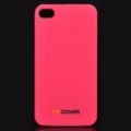 MYCOVER Ultra Thin PC caso protetor para iPhone 4 / 4S - vermelho
