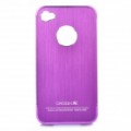 Protetor volta caso capa para iPhone 4 / 4S - roxo