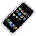 Case de Silicone protetora para Apple iPhone 3G/3GS (branca)