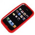 Case de Silicone protetora para Apple iPhone 3G/3GS (vermelha)