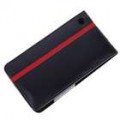 Flip cobrir couro Case para o iPhone 3G/3GS (preto)