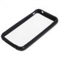 Protetora Silicone + Crystal Case para Apple iPhone 3G/3GS (preto)