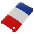 Bandeira nacional Plastic Case protetora para o iPhone 3G/3GS - França