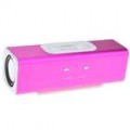 USB/4 * AAA Powered Docking Station Music Altifalante estéreo para iPhone3G/3GS - Pink