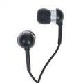 3,5 mm In-ear Headset com microfone para iPhone/HTC HD2/BlackBerry - Black (140 cm-comprimento)