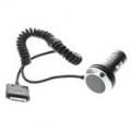 Mini carregador de carro para iPhone 4/3G/3GS - Black