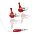 Em-Orelha Earbuds estéreo (3, 5mm vermelho metálico)