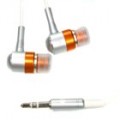 Em-Orelha Earbuds estéreo (3, 5mm laranja metálica)