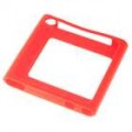 Protetor de silicone para iPod Nano 6 (vermelho)