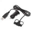 Adaptador de alimentação do carro + Mini 5-Pin/Micro USB adaptador de cabo para GPS/MP3/celulares/câmeras (DC 12 ~ 24V)