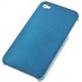 Metal Water Droplets estilo volta caso protetor para iPhone 4 - azul