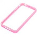 Elegante caixa protectora de Frame de pára-choques para iPhone 4 - Pink