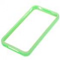 Elegante caixa protectora de Frame de pára-choques para iPhone 4 - verde
