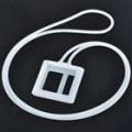Protetora silicone com fita para o pescoço para iPod Nano 6 (branco)