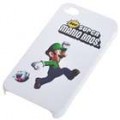 Plástico volta caso protetor com padrão de desenhos animados para iPhone 4 - Luigi