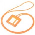Pescoço Lace estilo protetora silicone com Loop para iPod Nano 6 (laranja)