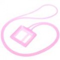 Pescoço Lace estilo protetora silicone com Loop para iPod Nano 6 (rosa)