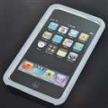 Silicone volta caso protetor para iPod Touch 4 (branco)