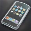 PU Plastic volta caso protetor para iPod Touch 4 (branco)