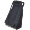 Protetor PU couro Case para o iPhone 4 (preto)