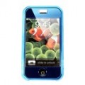 Crystal Case para o iPhone (translúcido azul)