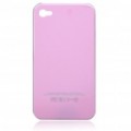 Caso de Backside Matte protetor para iPhone 4 - Pink