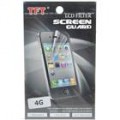 Protetor de protetor de tela LCD com pano de limpeza para iPhone 4