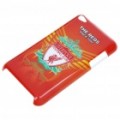 Volta caixa protectora com o Liverpool FC Logo + Lavagem A pano para iPod Touch 4 + protetor de tela