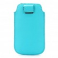 Protetor PU couro Case bolsa Bag para iPhone 3 G/3GS/4 - azul