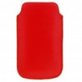 Protetor PU couro Case bolsa Bag para iPhone 3 G/3GS/4 - vermelho