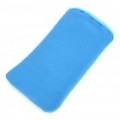 Caso de bolsa de pano protetor Bag para iPhone 3 G/3GS/4 - azul escuro