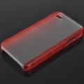 Protetora Matte fosco caso plástico duro voltar para iPhone 4 - cores sortidas