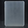 Protetora emaranhado fosco caso plástico duro voltar para Apple iPad - Translucence branco