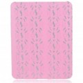 Protetora Diamond flor padrão caso plástico duro voltar para Apple iPad - Pink