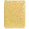 Protetor Paillette estilo caso plástico duro voltar para Apple iPad - ouro amarelo
