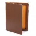 Litchi spec textura PU couro Case protetora para Apple iPad 2 - café