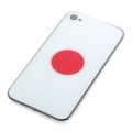 Elegante nacional pavilhão estilo substituição volta cobrir habitação caixa de plástico para iPhone 4 - Japão
