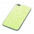 Elegante substituição Metal + plástico volta cobrir habitação Case para iPhone 4 - verde