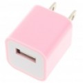 USB transformador/carregador para iPod iPhone/série/3 G/4 - Pink (100 ~ 240V / US Plug)