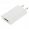 USB transformador/carregador para iPhone 4 - branca (100 ~ 240V/2-Flat-Pin Plug)