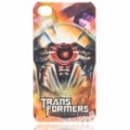 Transformers 3 Shockwave padrão caso protetor c / película de tela + Plug anti-pó para iPhone 4