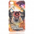 Transformers 3 Shockwave padrão caso protetor c / película de tela + Plug anti-pó para iPhone 4