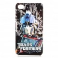 Transformers 3 Optimus Prime padrão caso protetor c / película de tela + Plug anti-pó para iPhone 4