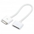 Dock Extender Data/Charging Cable para iPod/iPhone - branco (18 CM-comprimento)
