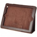 Protetor PU couro Case para Apple iPad 2 - Brown