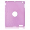 Silicone volta caso protetor para iPad 2 - roxo
