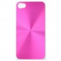 Elegante volta caso protetor para iPhone 4 - Deep Pink