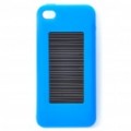 1200mAh recarregável externo bateria Back Case para iPhone 4 - azul