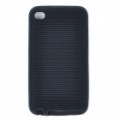 Elegante Silicone volta caso protetor para iPod Touch 4 - preto