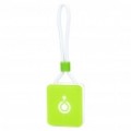 Compacta TF leitor de cartão com cabo de dados/carregamento para iPhone/iPod/iPad - verde (76 mm-cabo)